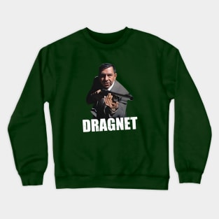 Dragnet - Joe Friday - Shotgun - 60s Cop Show Crewneck Sweatshirt